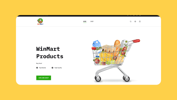 WinMart E-commerce screenshot