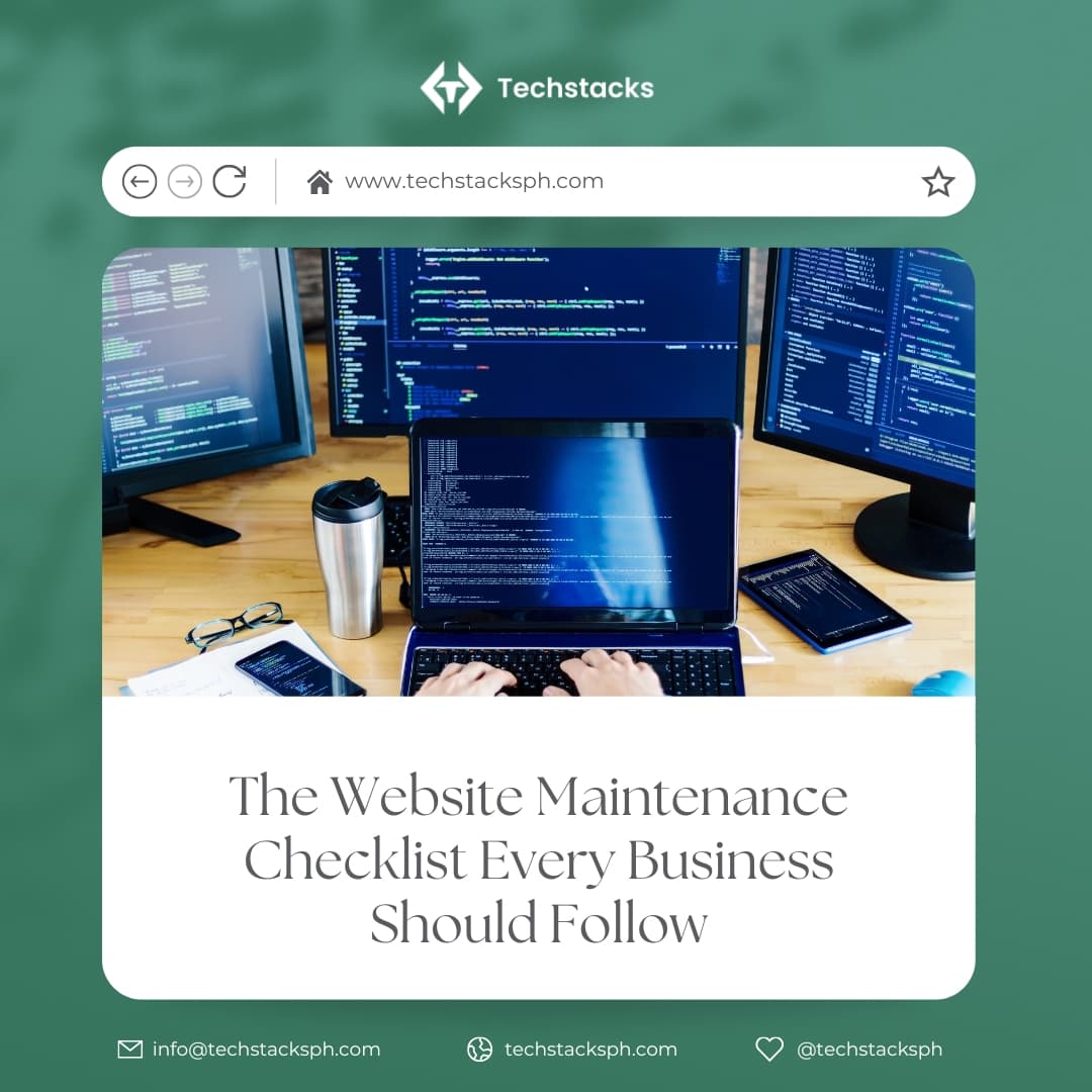 The Website Maintenance Checklist Every Business Should Follow banner image