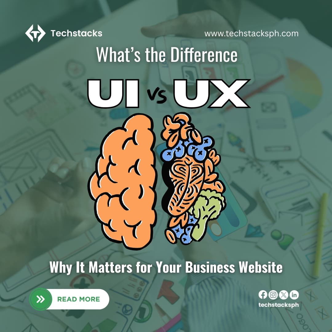 UI vs UX: What’s the Difference — and Why It Matters for Your Business Website banner image